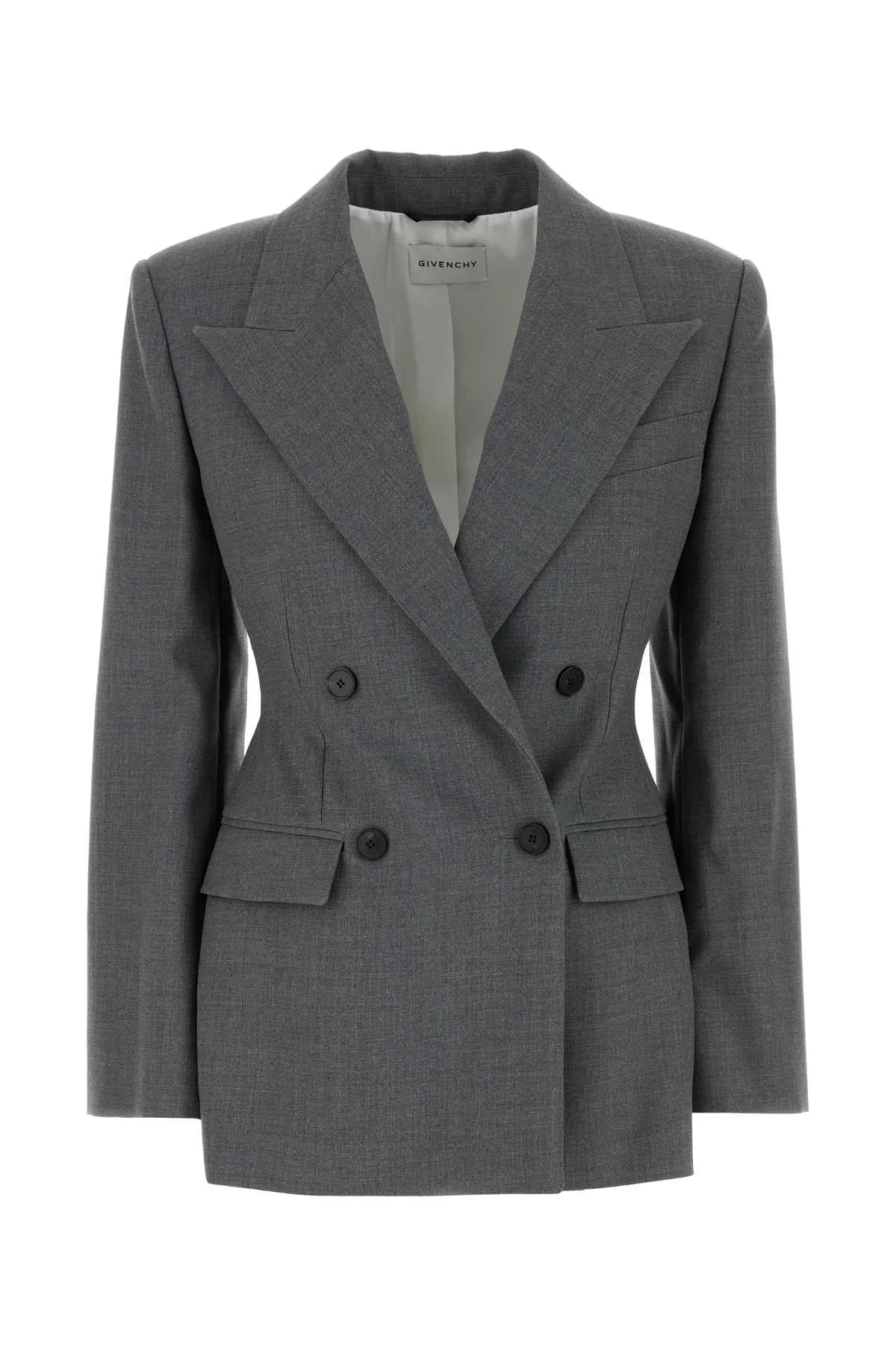 Givenchy Women Grey Wool Blazer - 1