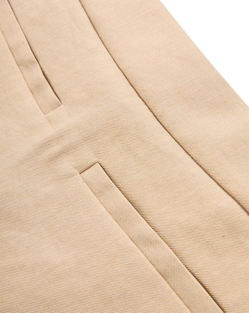 ALVARA STRETCH-LINEN SKORT - 5