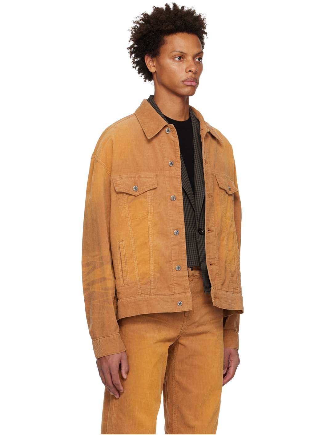 Tan Oversized Jacket - 2