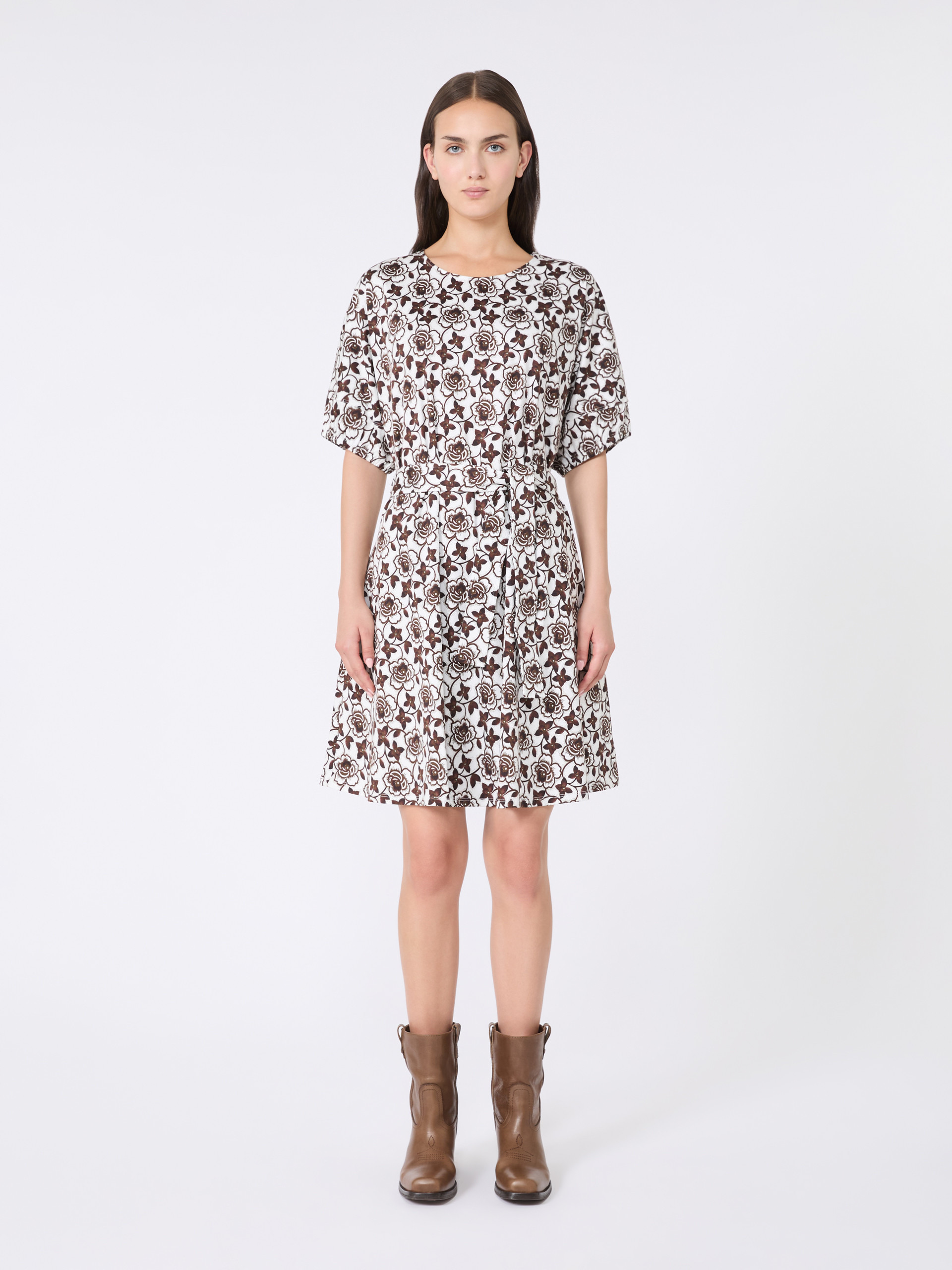 GENERO Printed jersey dress - 3