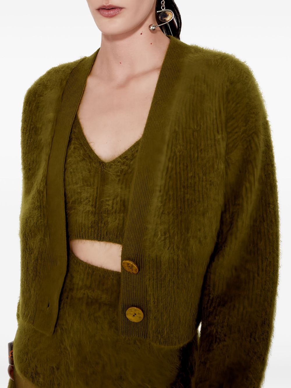 cropped cardigan - 5