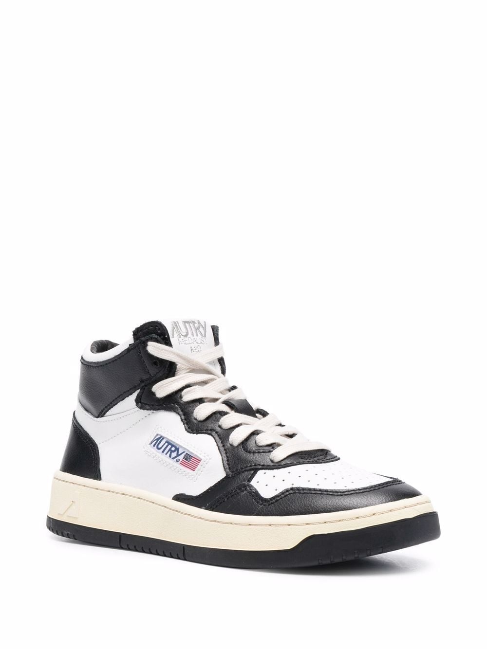 high-top lace-up sneakers - 2