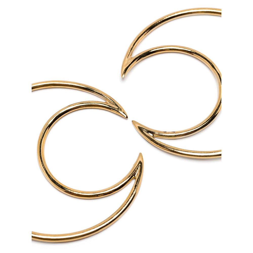 Marine Serre Gold Earrings Women - 2