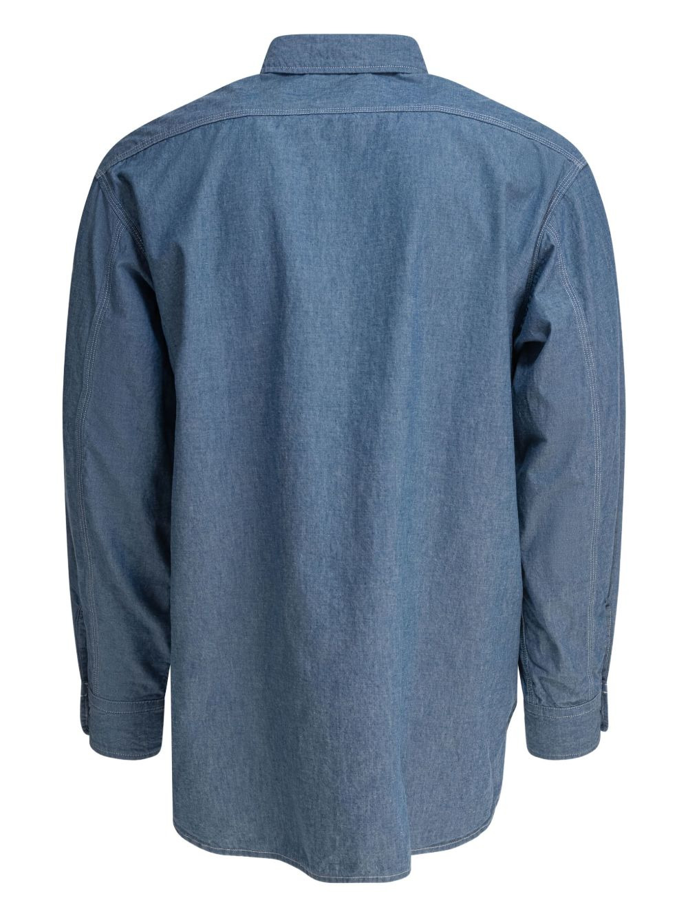 patch-pocket cotton shirt - 2
