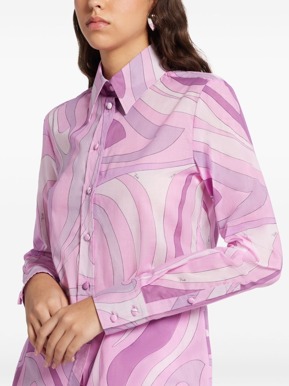 Marmo-print shirt - 5