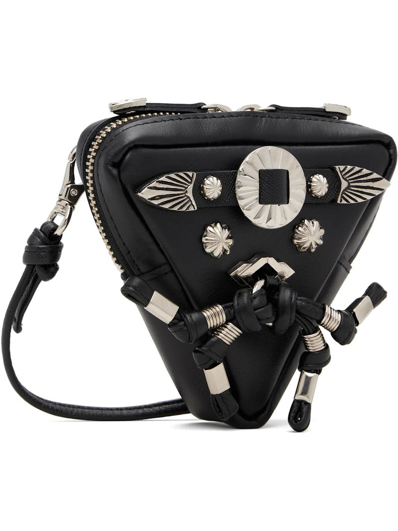 TOGA PULLA Black Triangle Shoulder Bag outlook