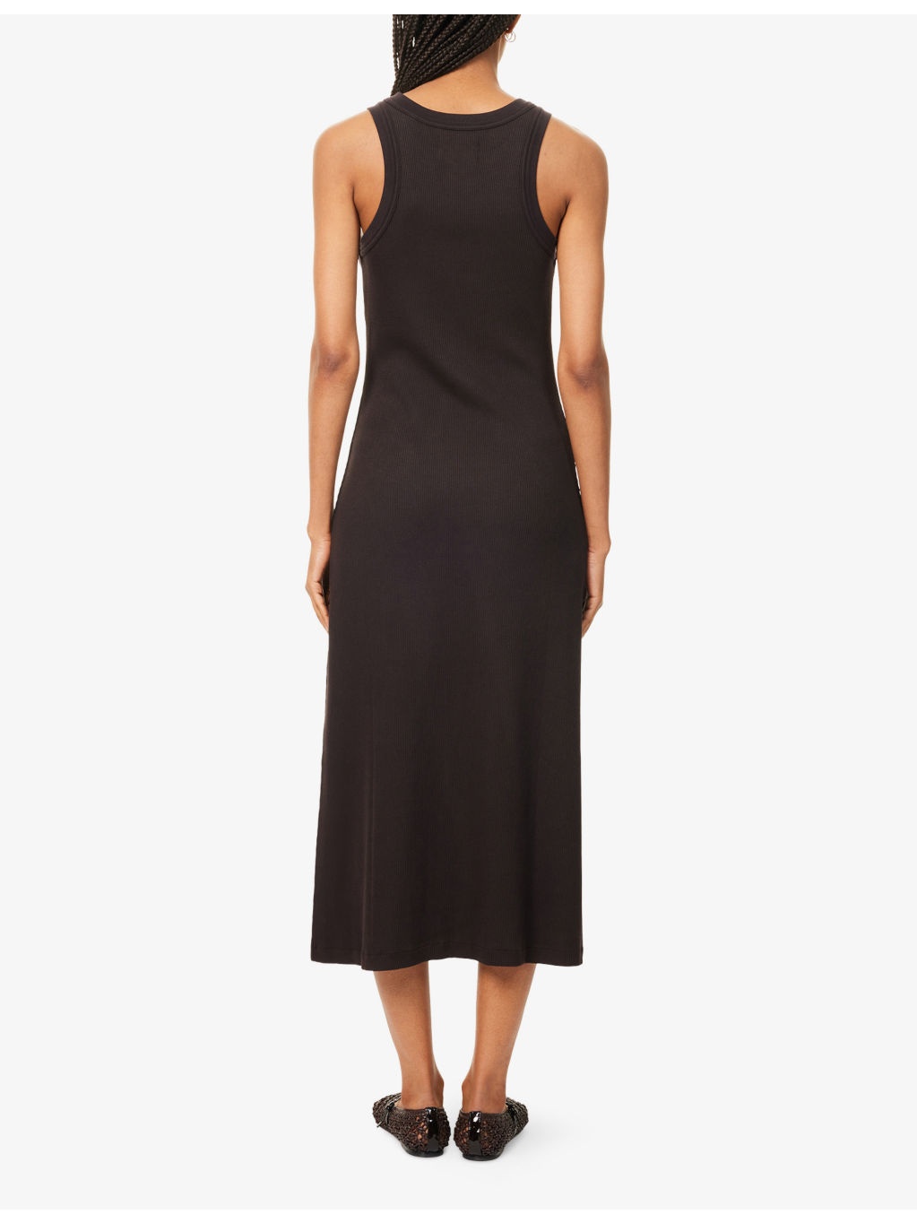 Isabel scoop-neck stretch-jersey midi dress - 4