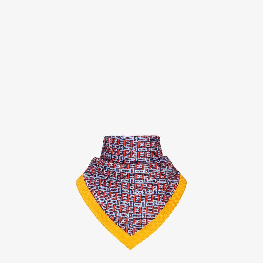 Light blue silk foulard - 2