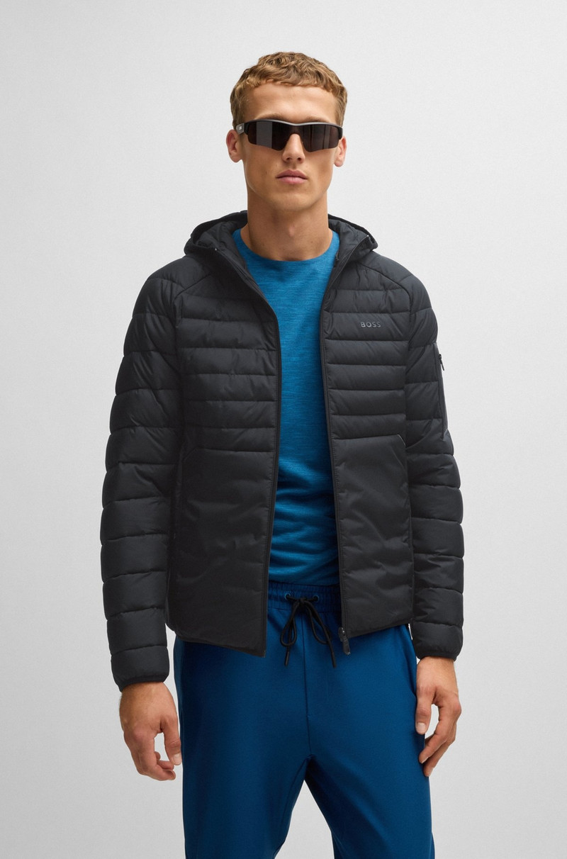 WATER-REPELLENT PADDED JACKET WITH DECORATIVE REFLECTIVE DETAILS 2