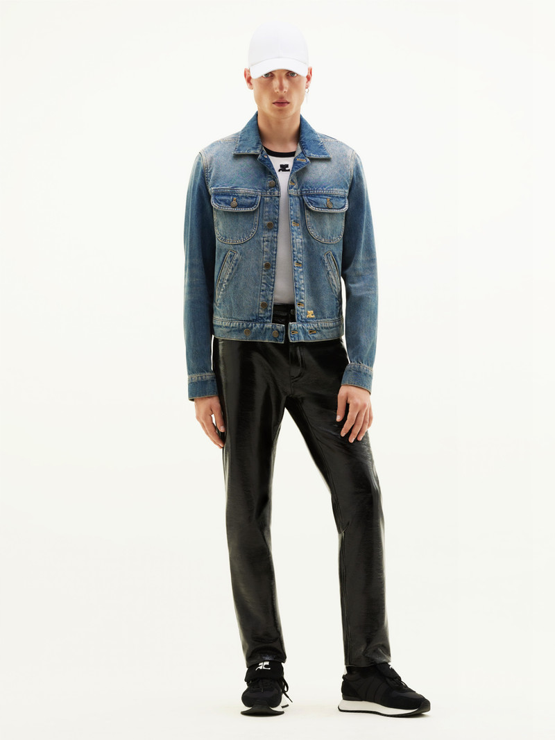 courrèges 5-POCKET VINYL PANTS REEDITION outlook
