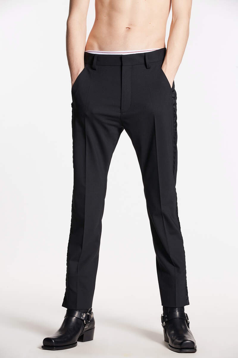 CORSET CIGARETTE ROLL UP PANTS - 3