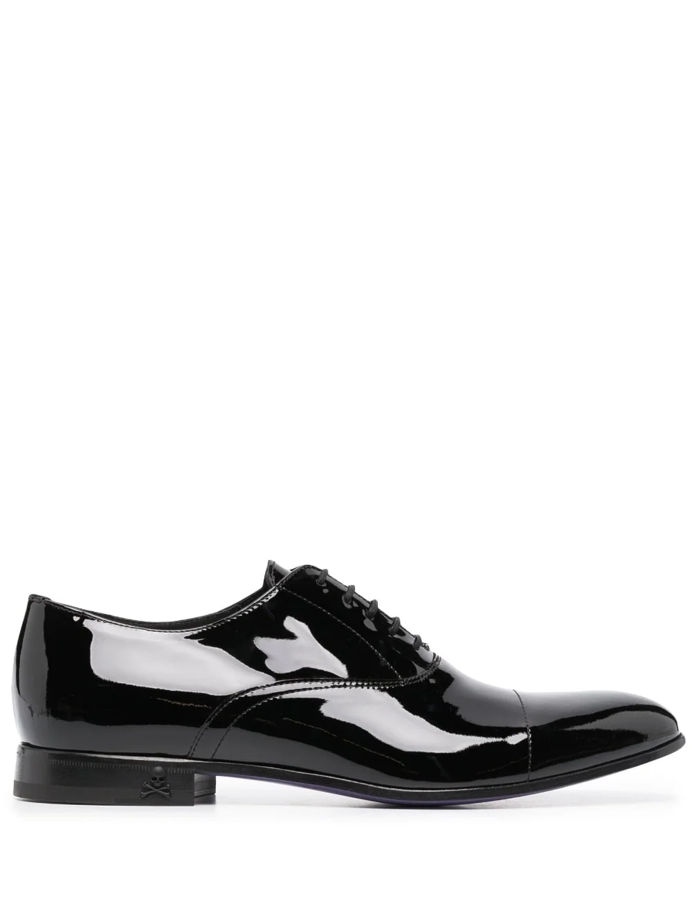 patent-leather Oxford shoes - 1