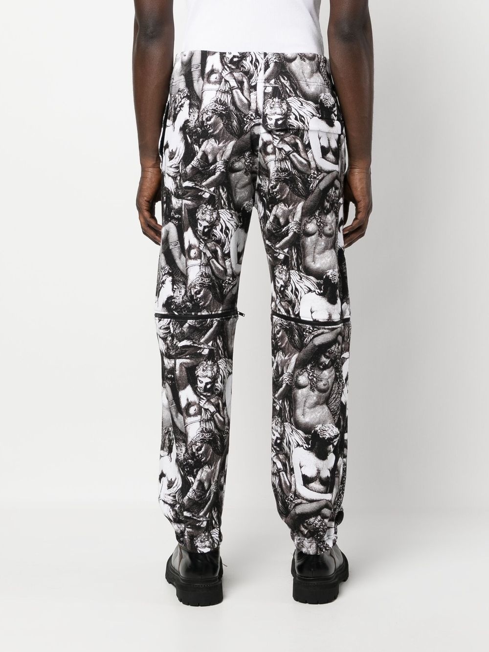 graphic-print track pants - 4