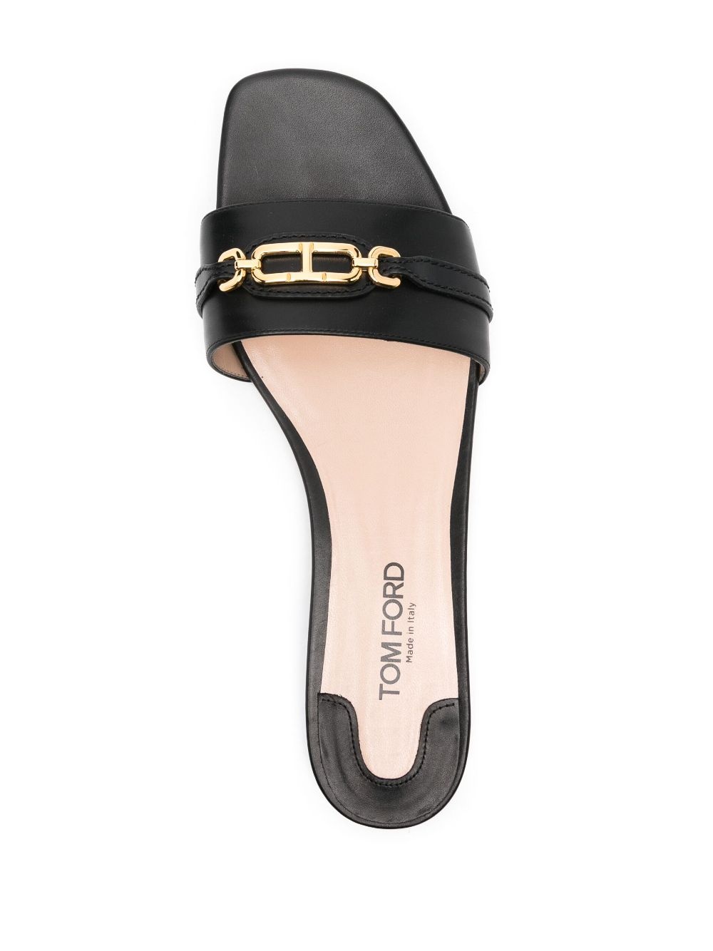 Whitney leather slides - 4