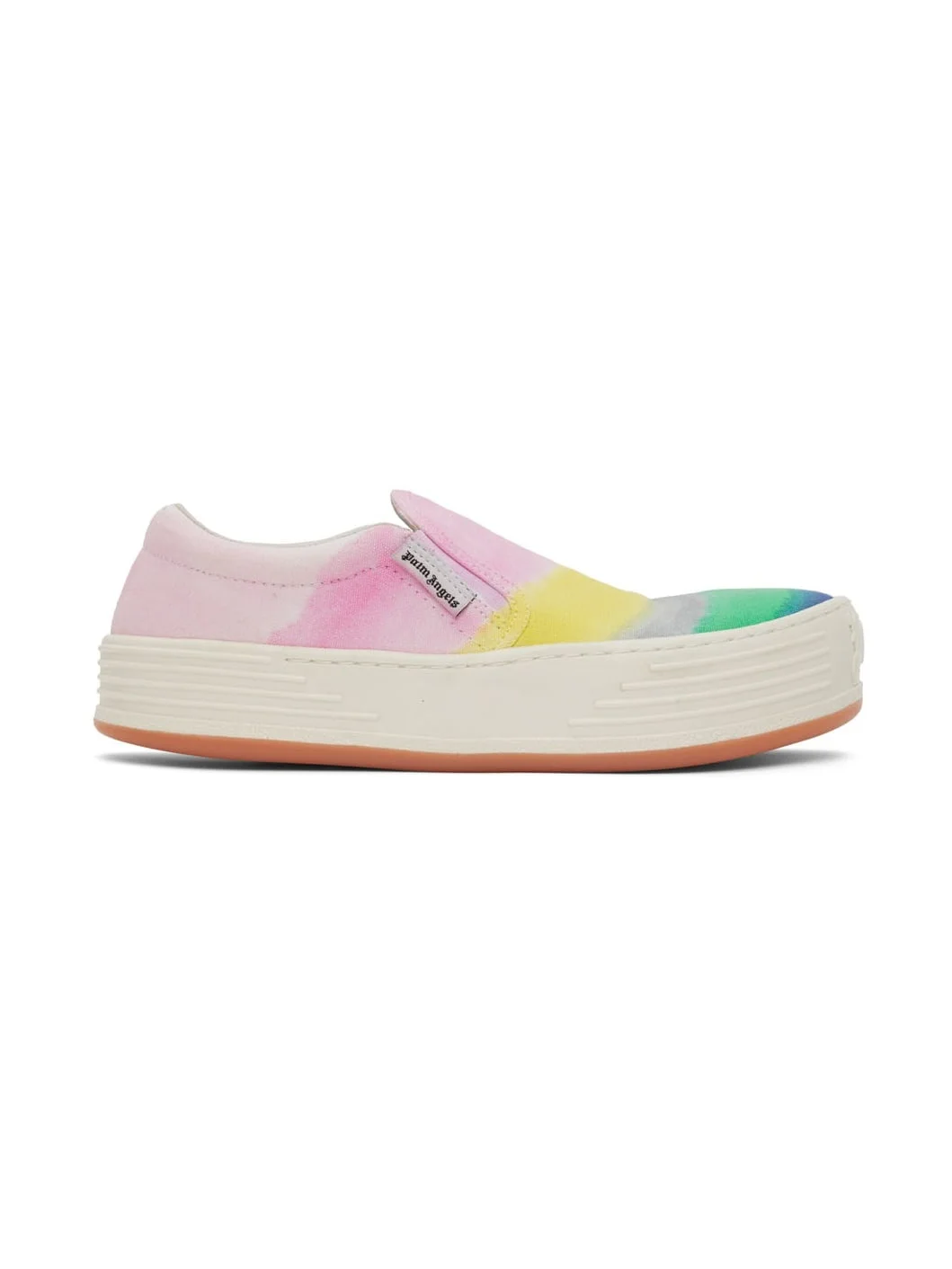 Multicolor Canvas Stripe Sneakers - 1
