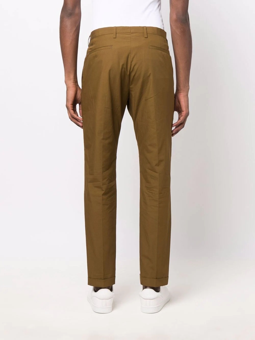 slim-cut organic cotton chinos - 4