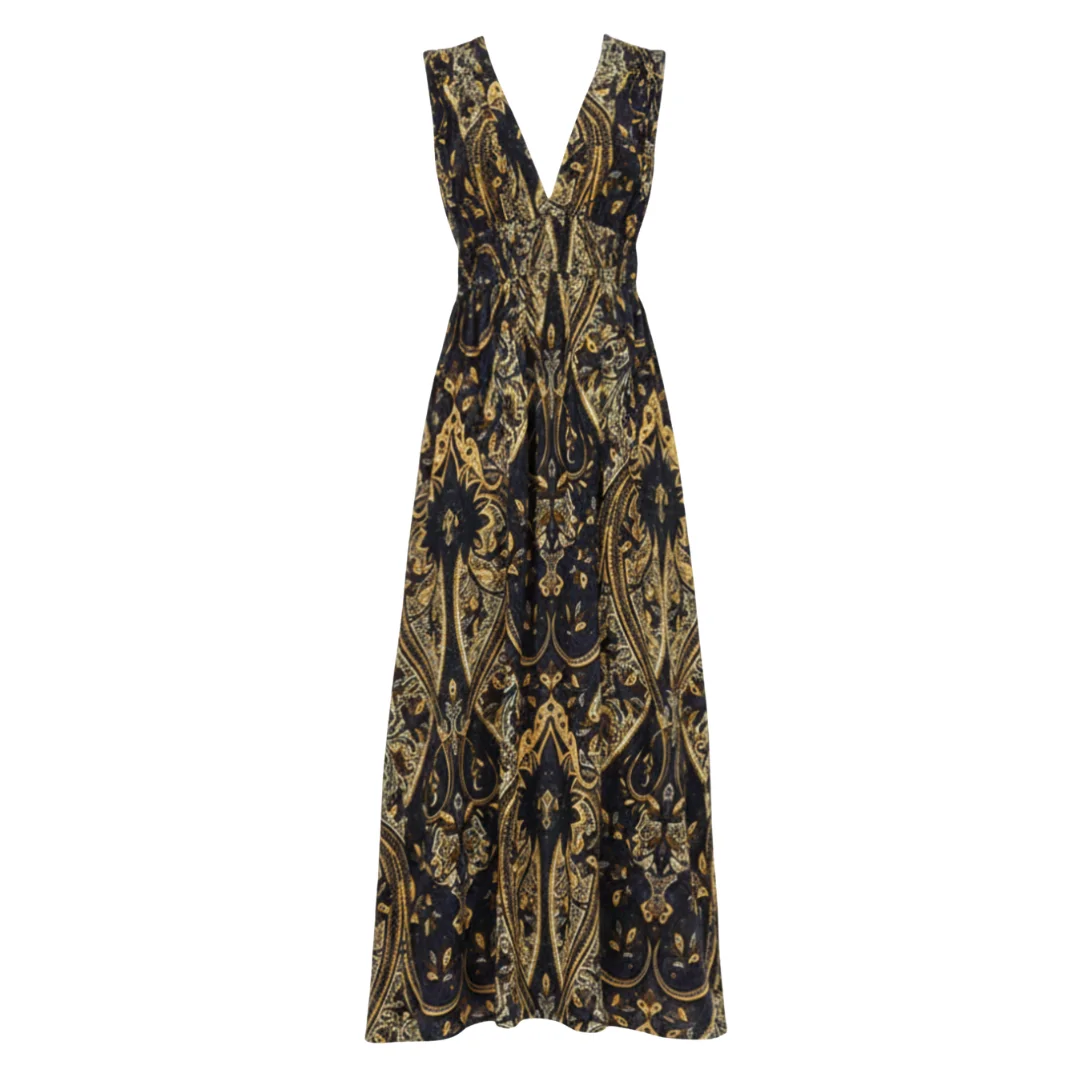 Ursula V-Neck Jersey Dress - 1