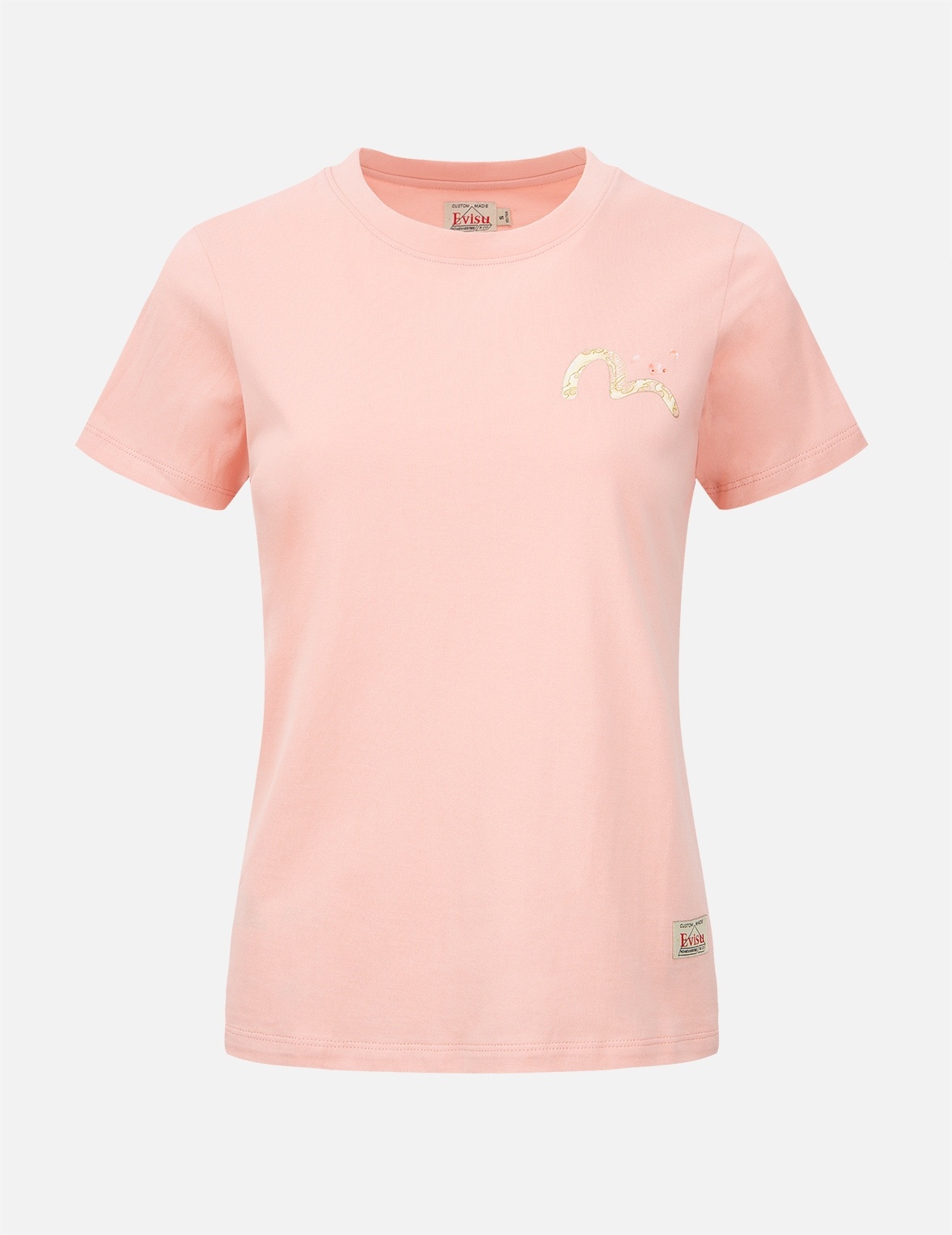 WAVE-PATTERN KAMON PRINT T-SHIRT - 2