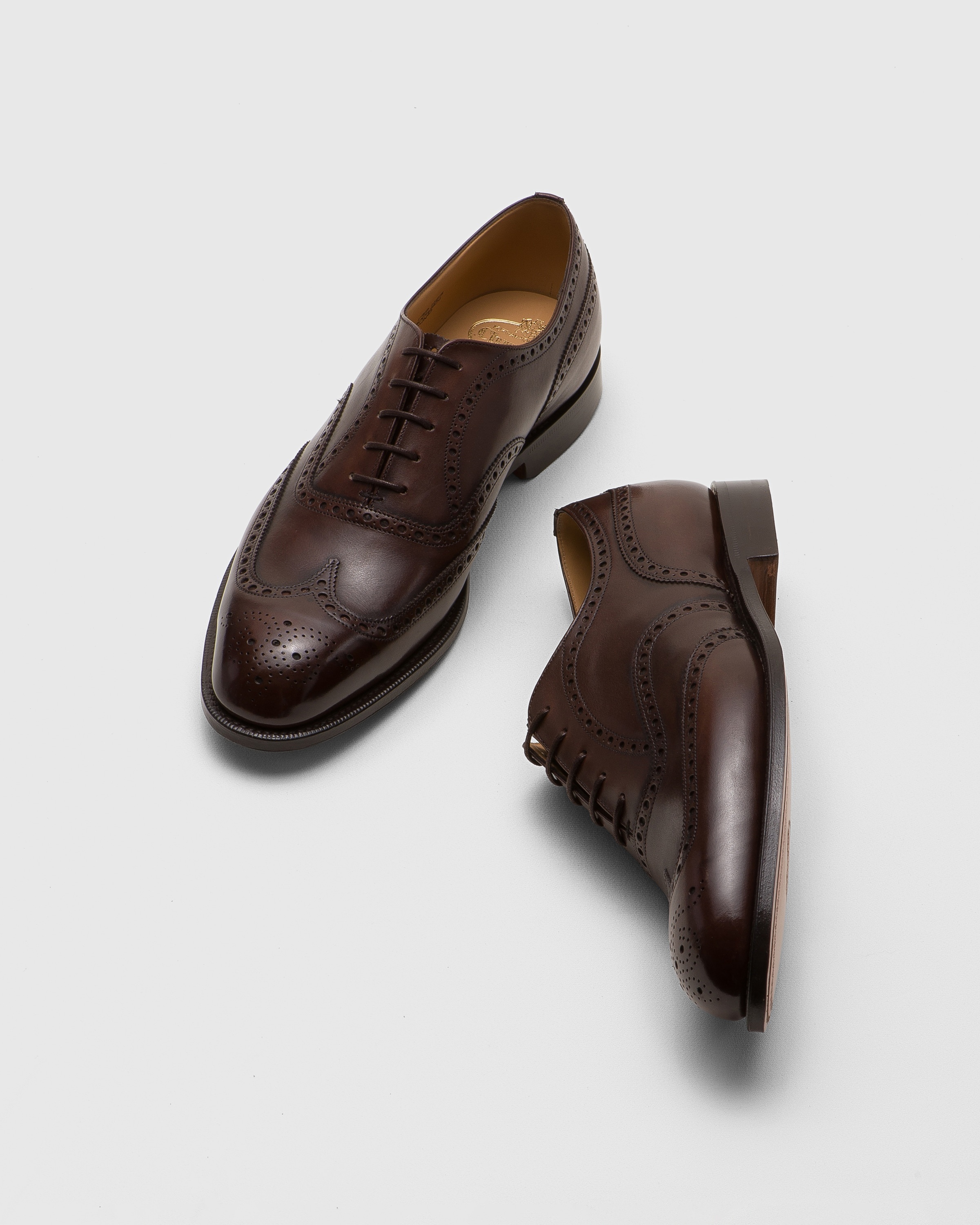 Bleached Calfskin Oxford Brogue - 2