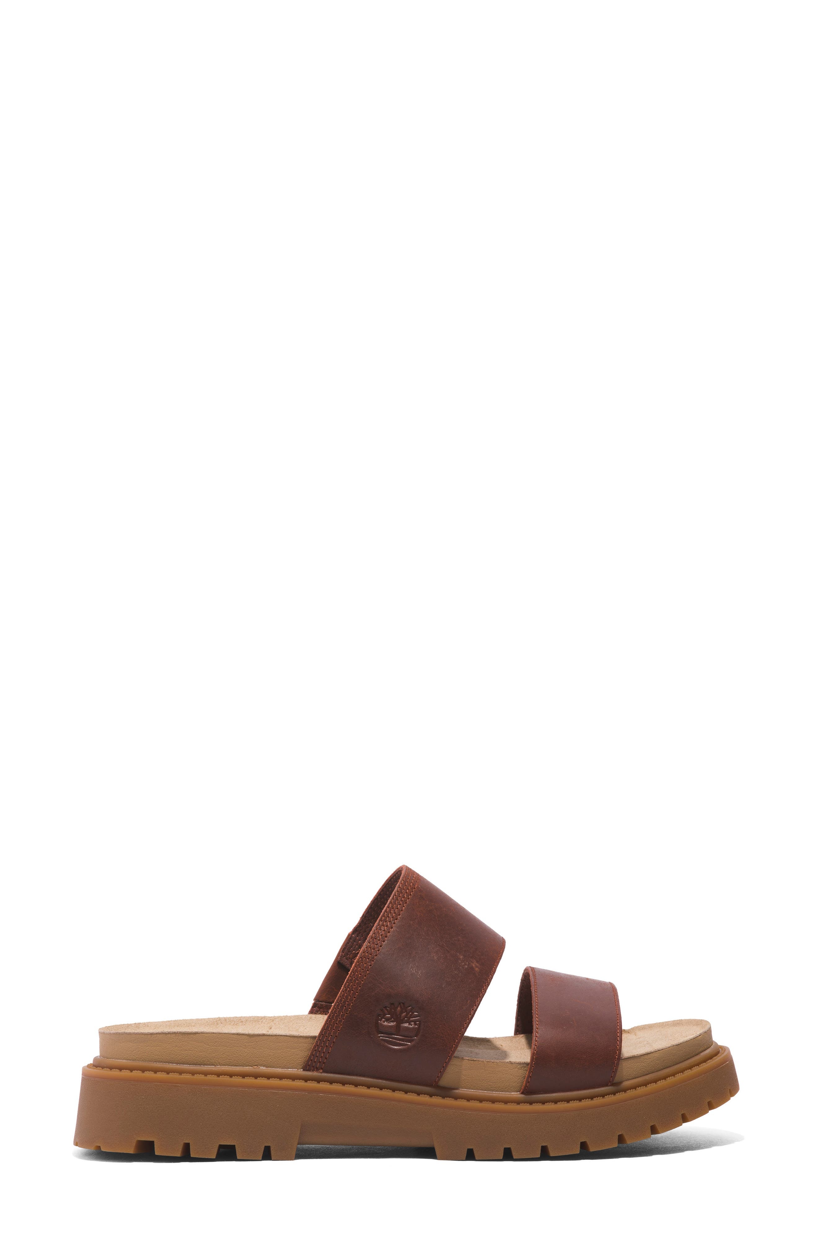 Timberland Clairemont Way Slide Sandal in Dark Red Full Grain at Nordstrom - 2