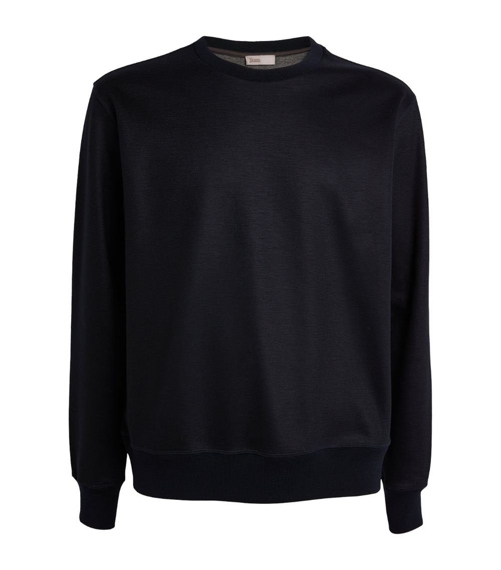 Wool-Blend Sweatshirt - 1