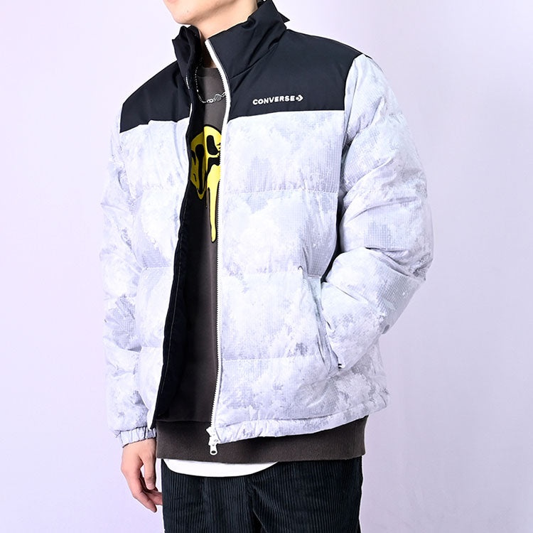 Converse Short Down Jacket 'Grey' 10021976-A02 - 5