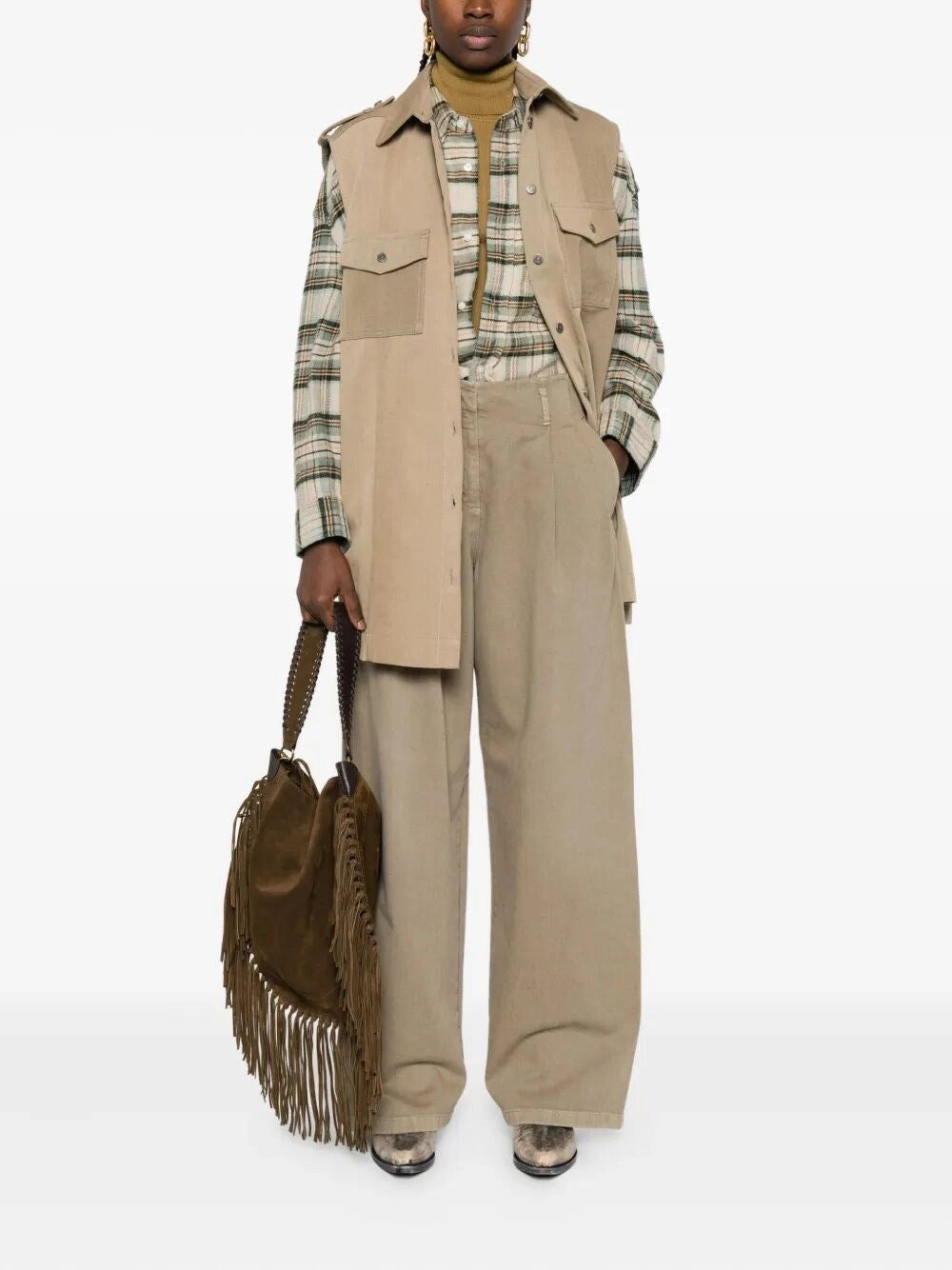 Golden Goose Women `Journey` Wide Leg Pants - 2