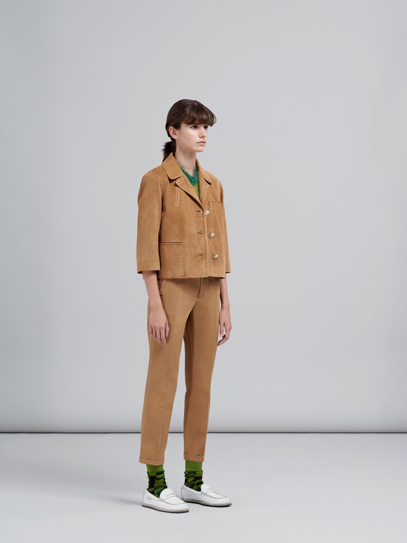 SUEDE NATURAL NAPPA JACKET - 6