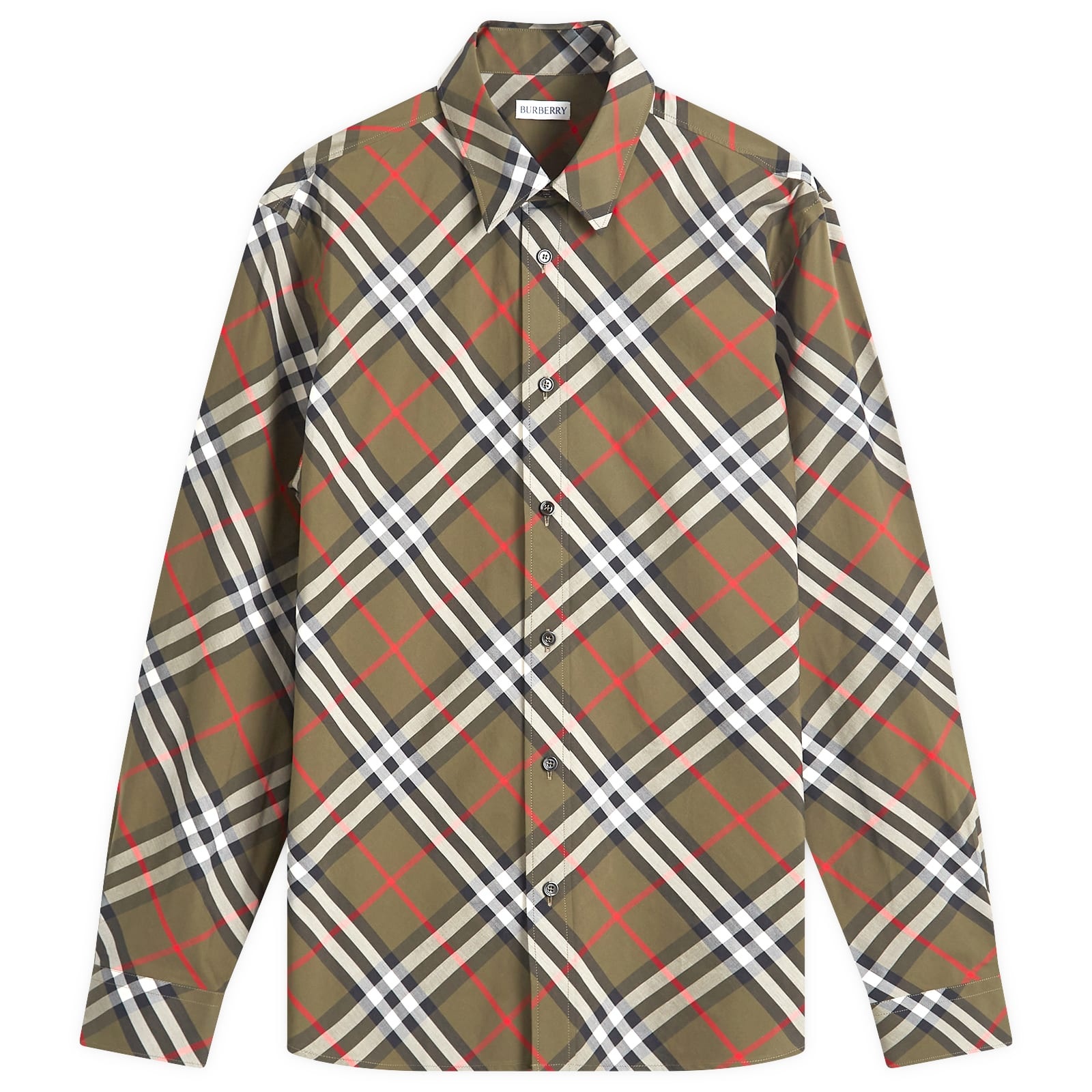 Burberry Long Sleeve Check Shirt - 1