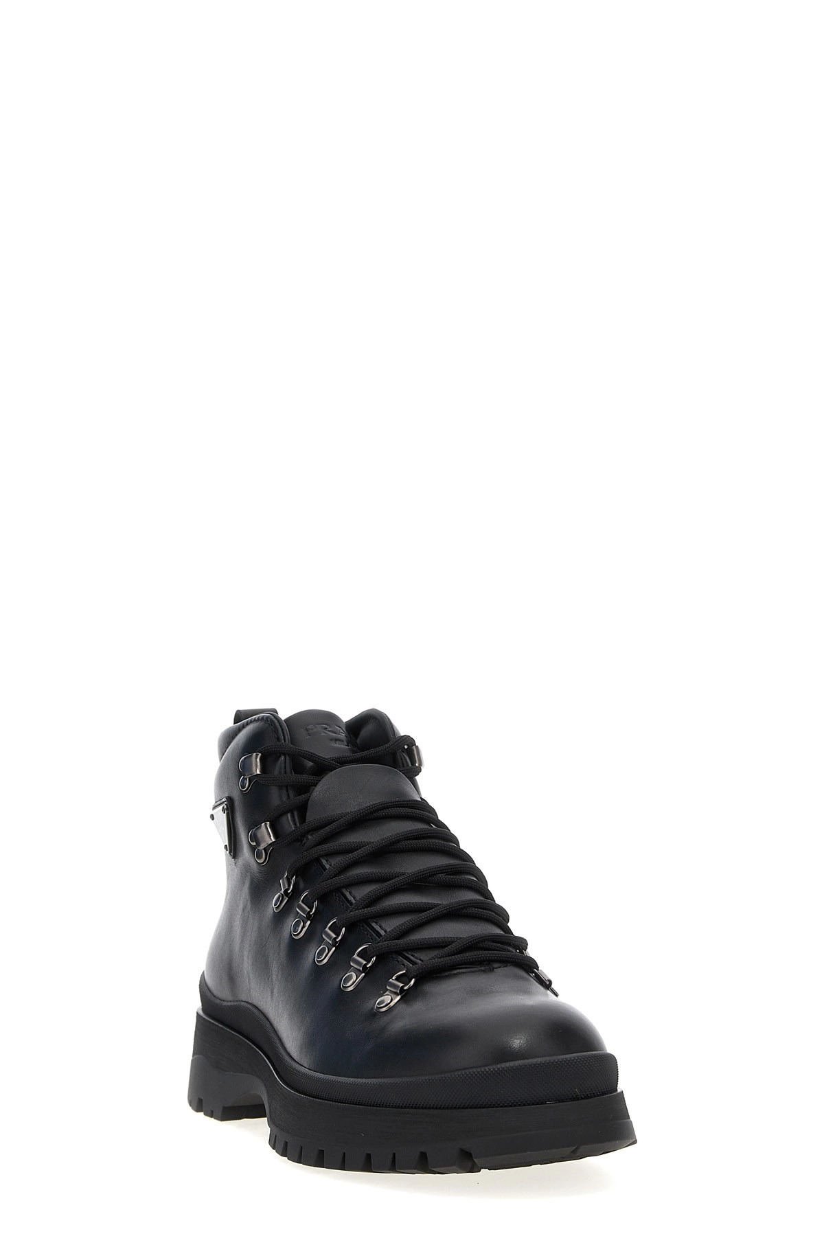Logo leather ankle boots - 2