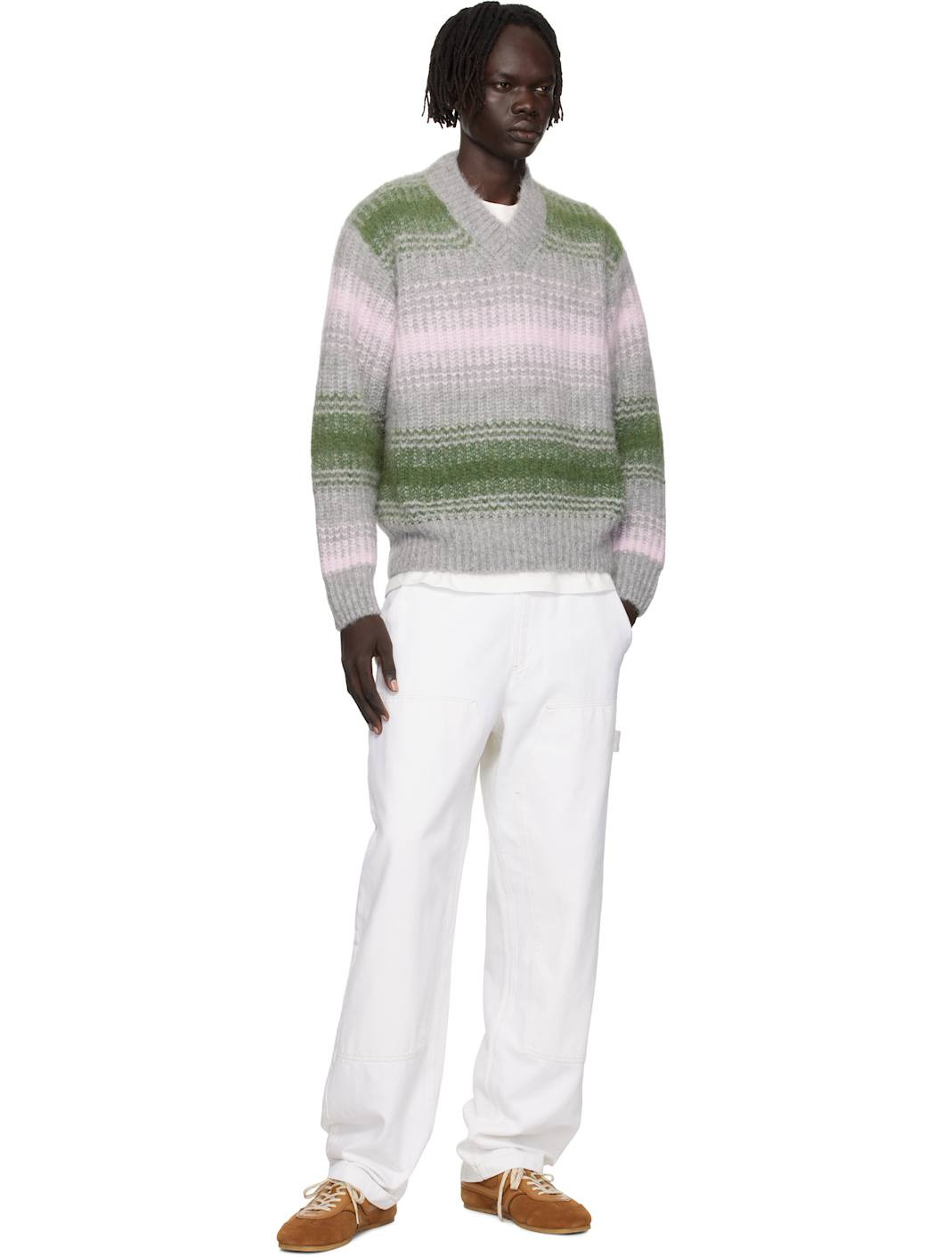 KENZO 'KENZO Speed Stripe' jumper in mixed alpaca wool