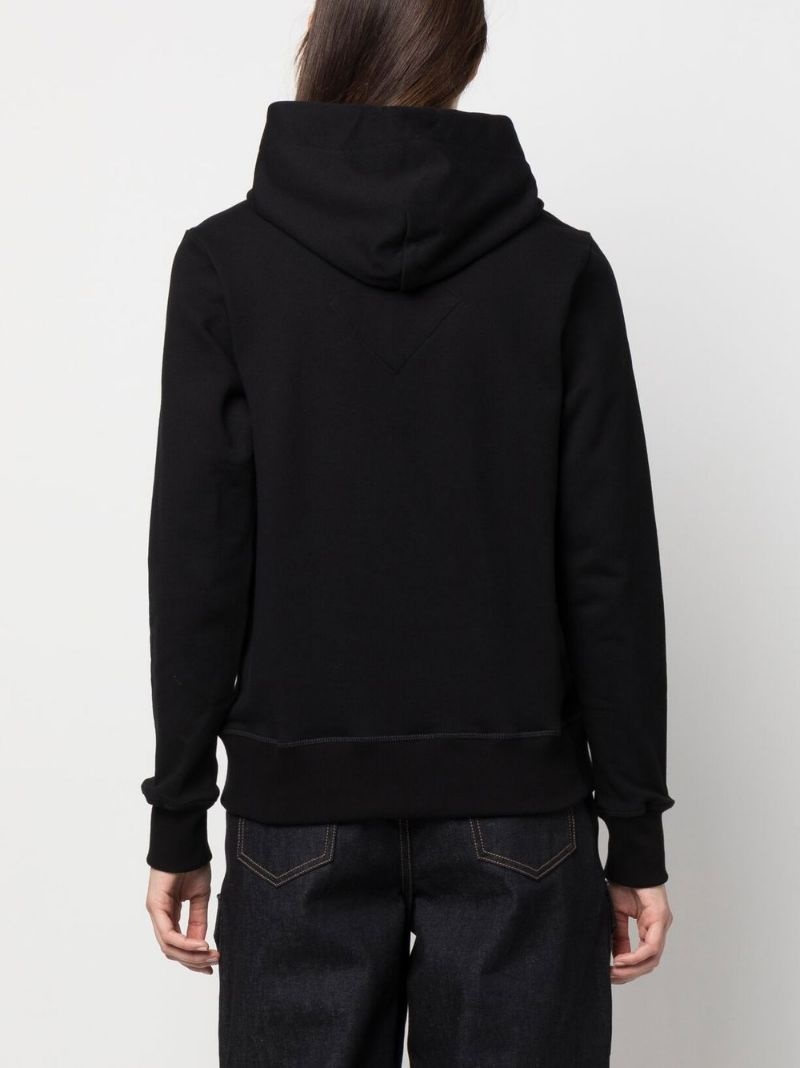 drawstring cotton hoodie - 4