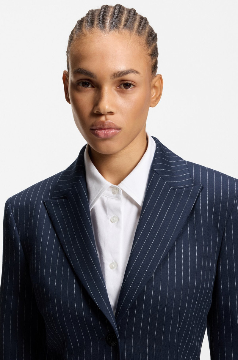 REGULAR-FIT BLAZER WITH PINSTRIPE 5