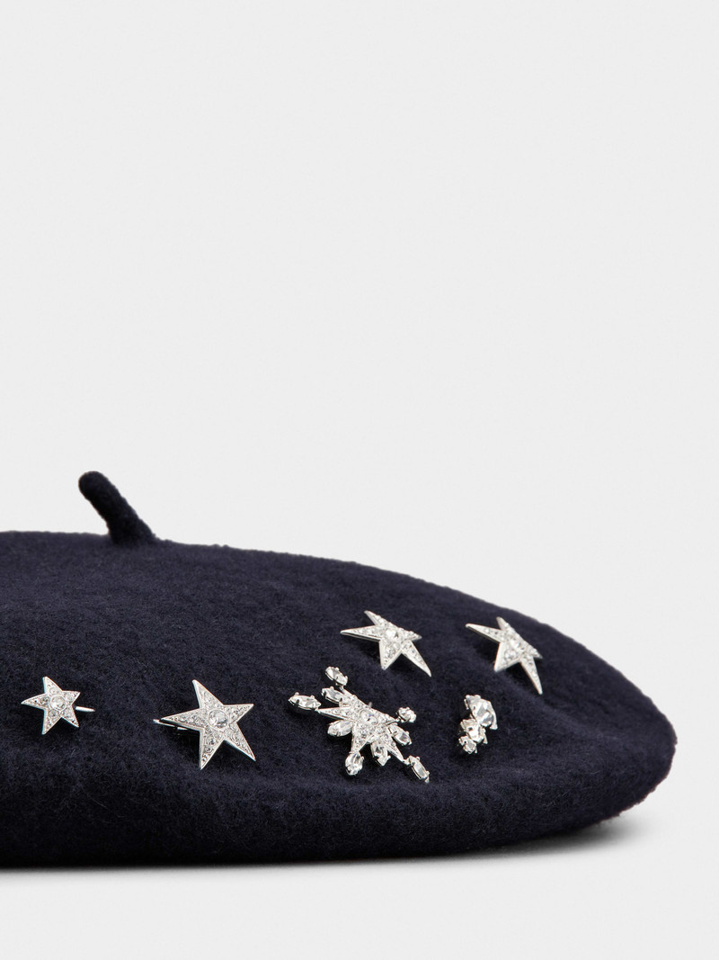 Constellation Beret in Felt 3