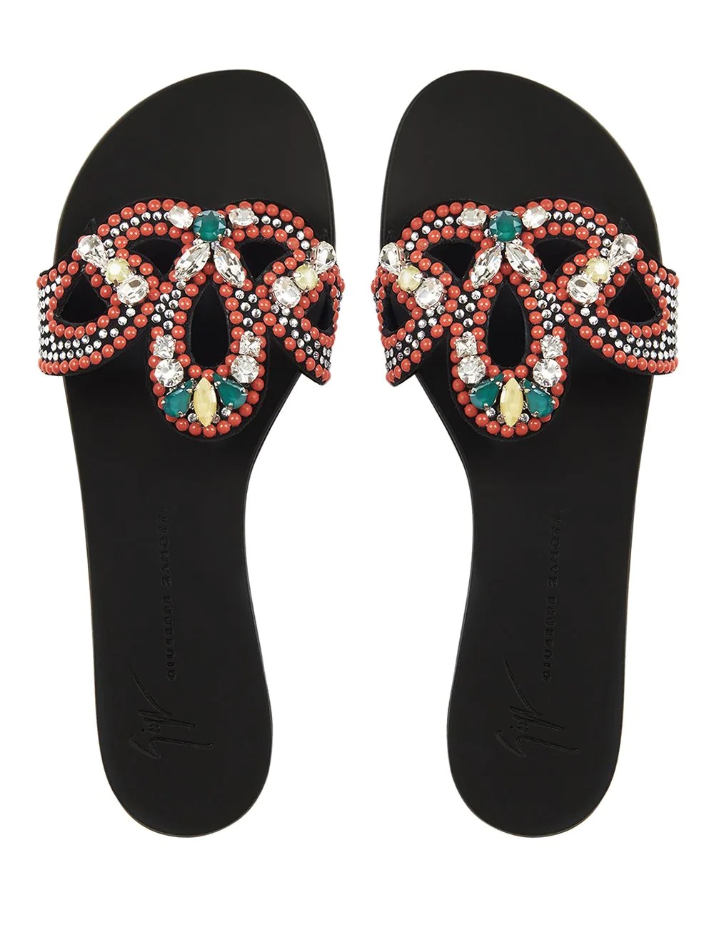 Turchesite suede sandals - 4
