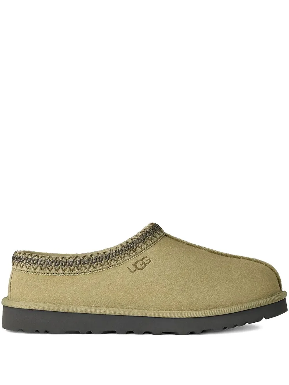 Tasman logo-detail suede mules - 1