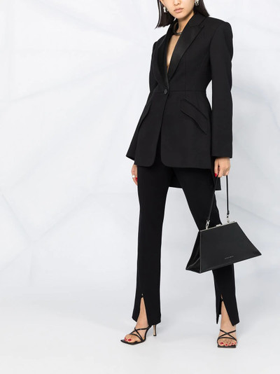 Alexander McQueen high-low blazer outlook