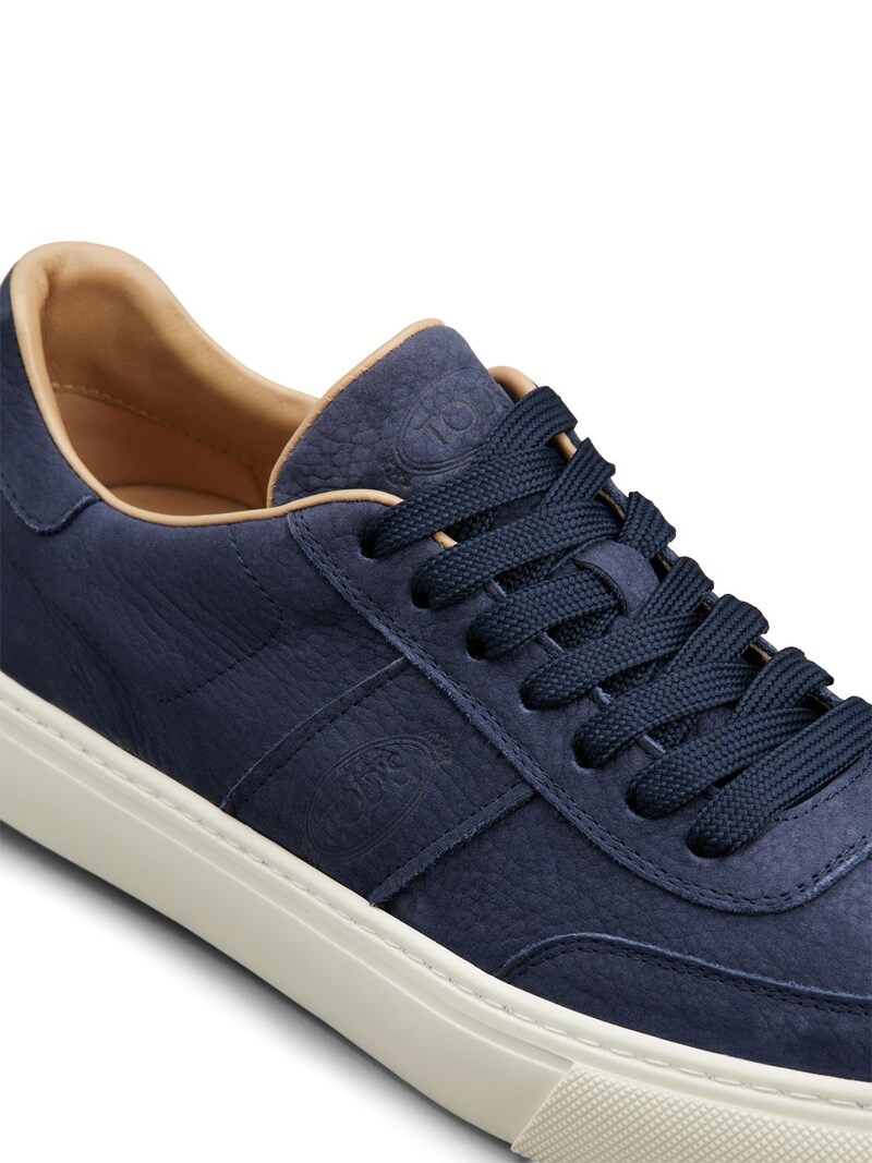 Suede low top sneakers - 3