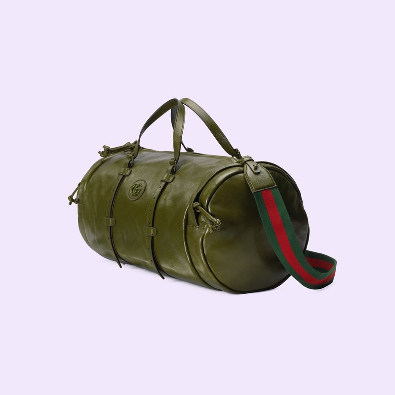 GUCCI Large duffle bag with tonal Double G outlook