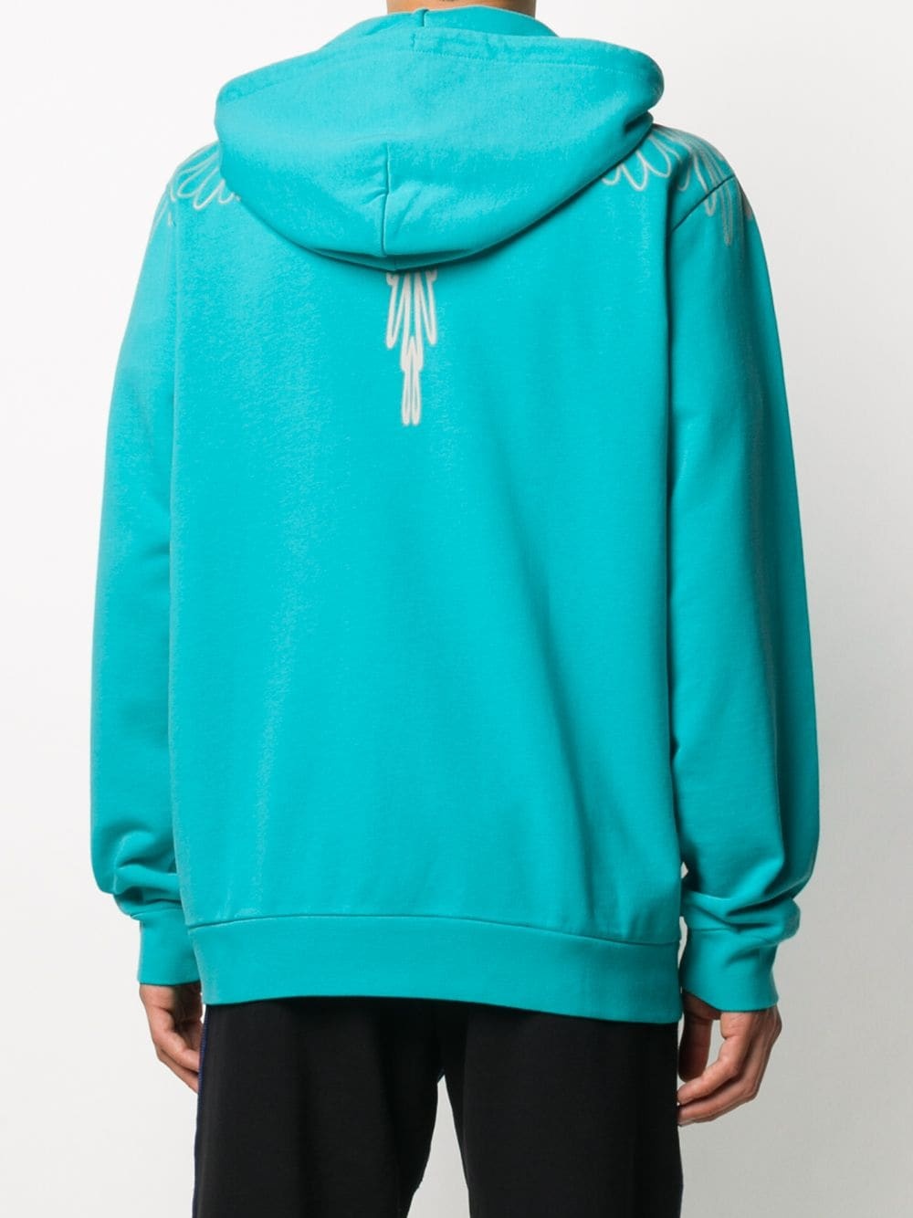 Wings logo zip-up hoodie - 4