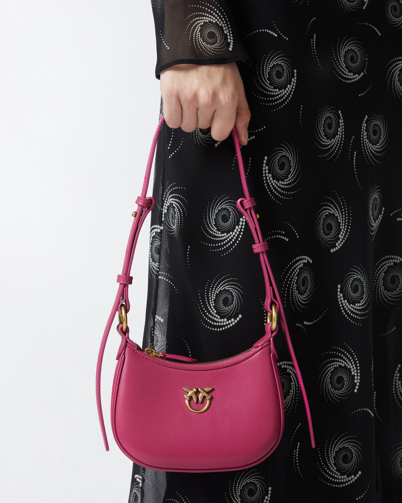 HALF MOON BABY LEATHER SHOULDER BAG 6