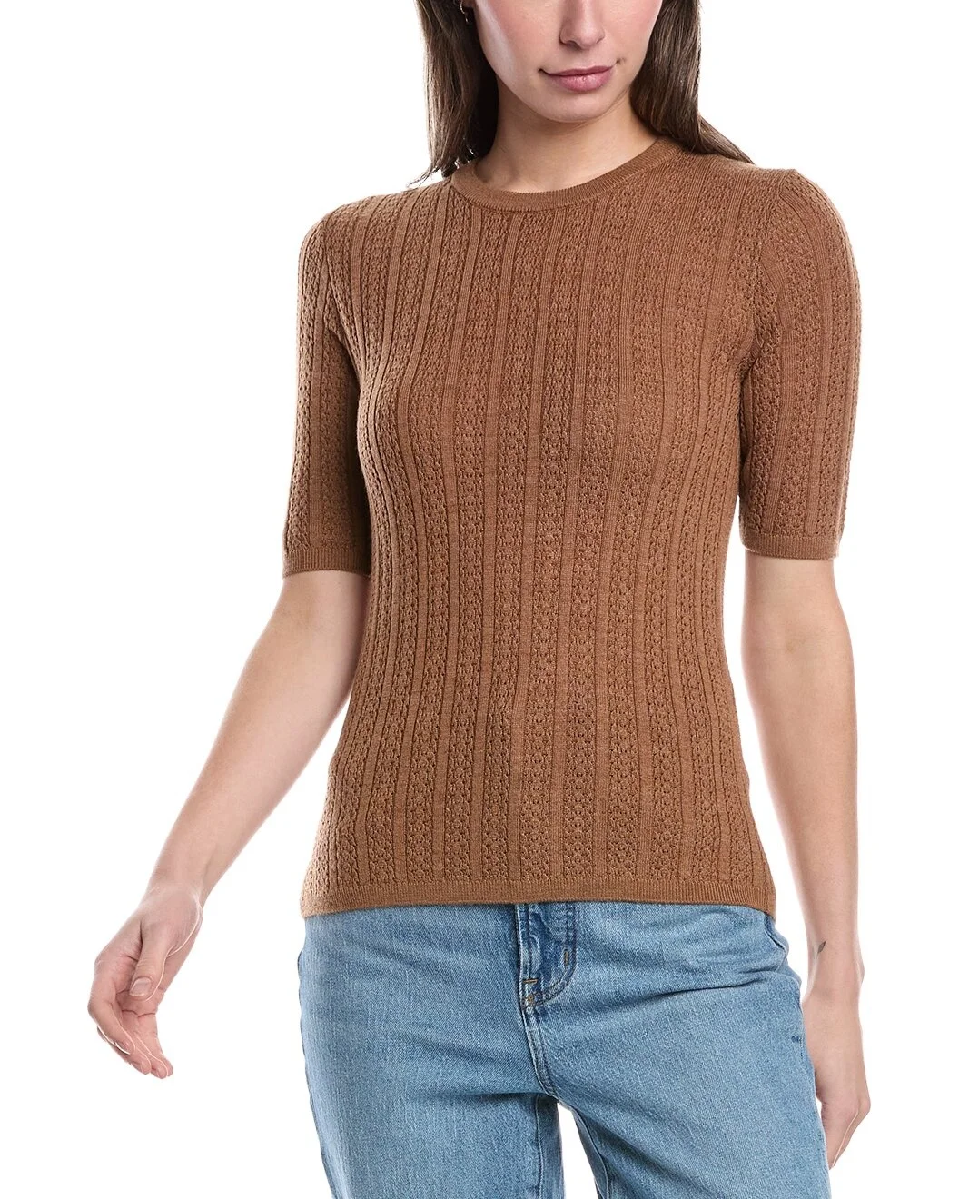 rag & bone Tina Wool Sweater Top - 1