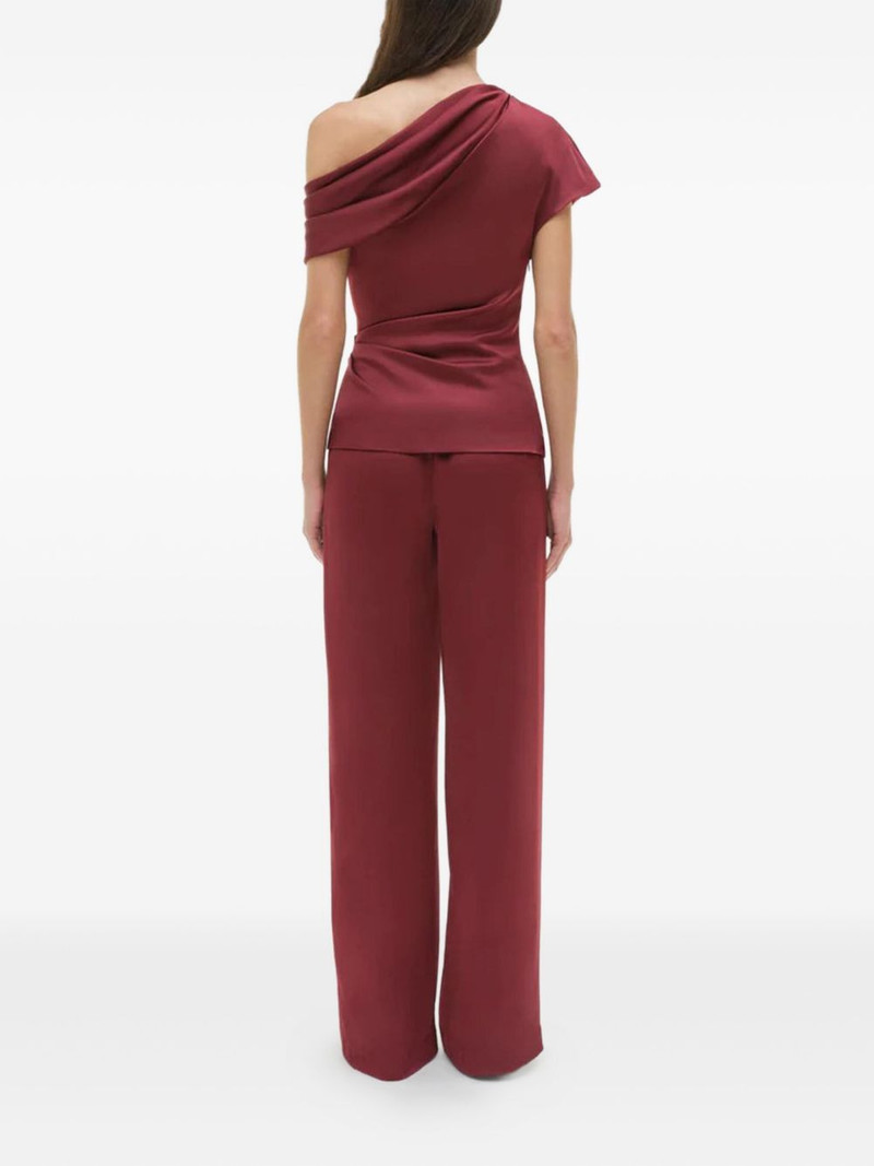 draped one-shoulder blouse 3