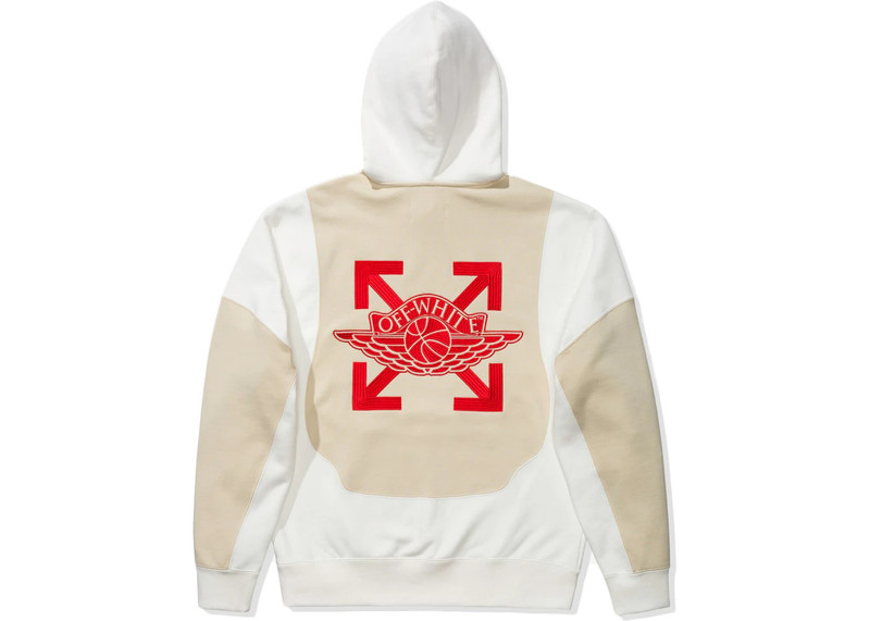 Off-White OFF-WHITE x Jordan Hoodie (US Sizing) White outlook