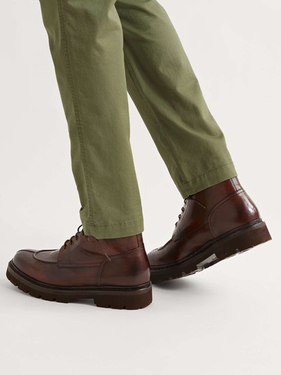 Grenson Jonah Burnished-Leather Boots outlook