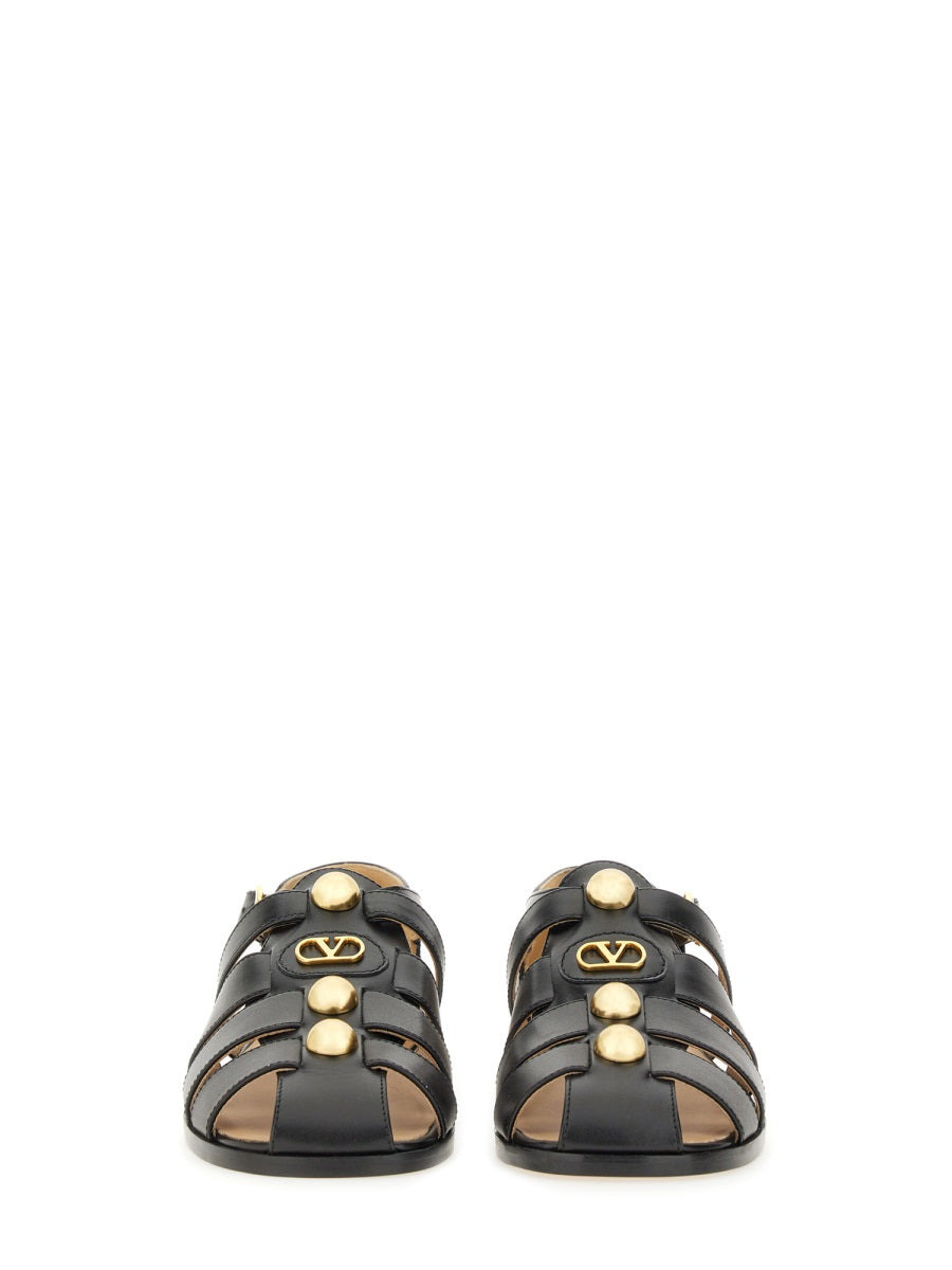 Valentino Garavani Women Sandal Fisherman "Vlogo Signature" - 4