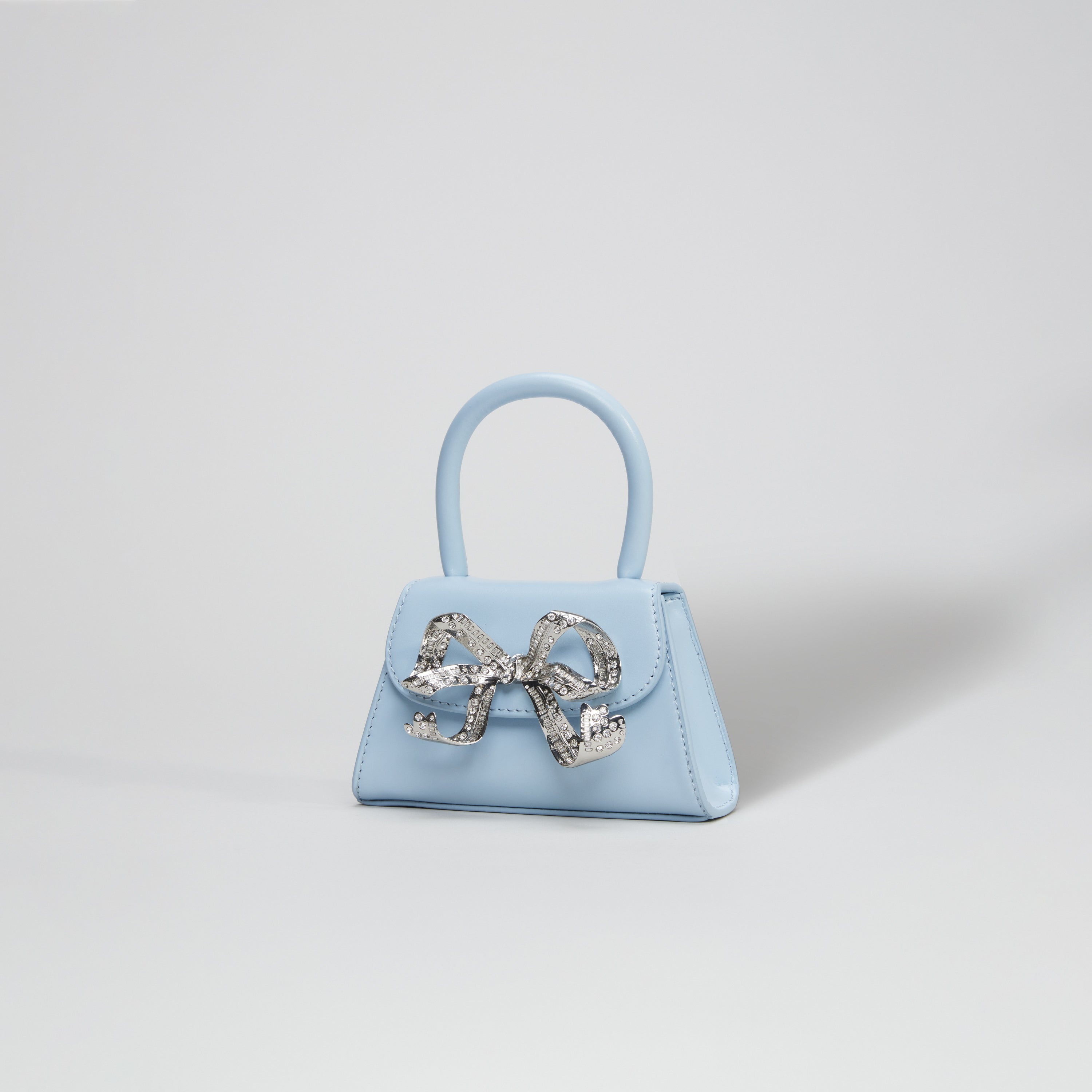 The Bow Micro in Blue with Diamanté - 2