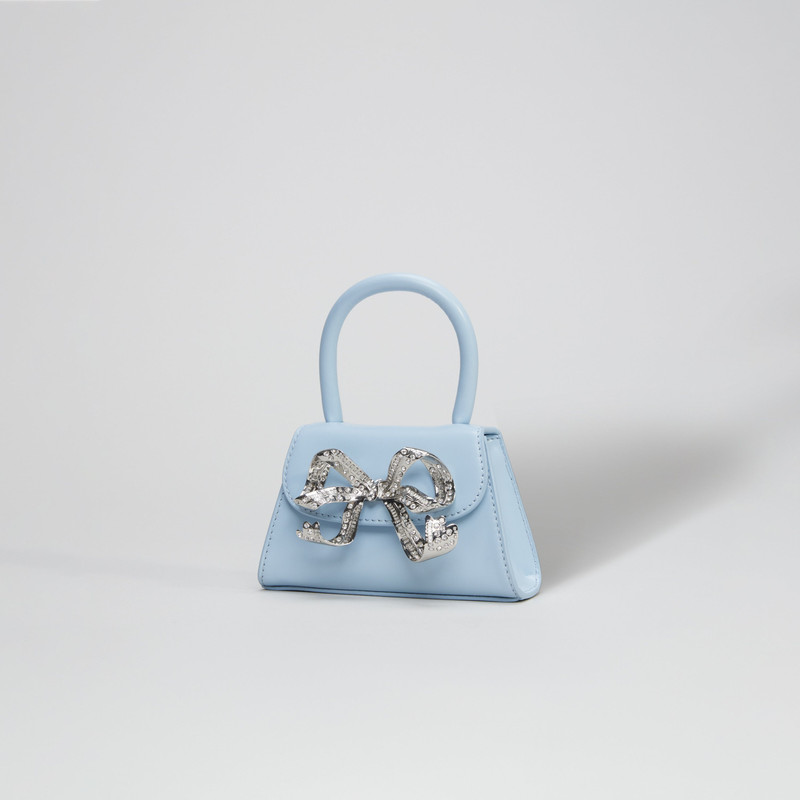 The Bow Micro in Blue with Diamanté 2