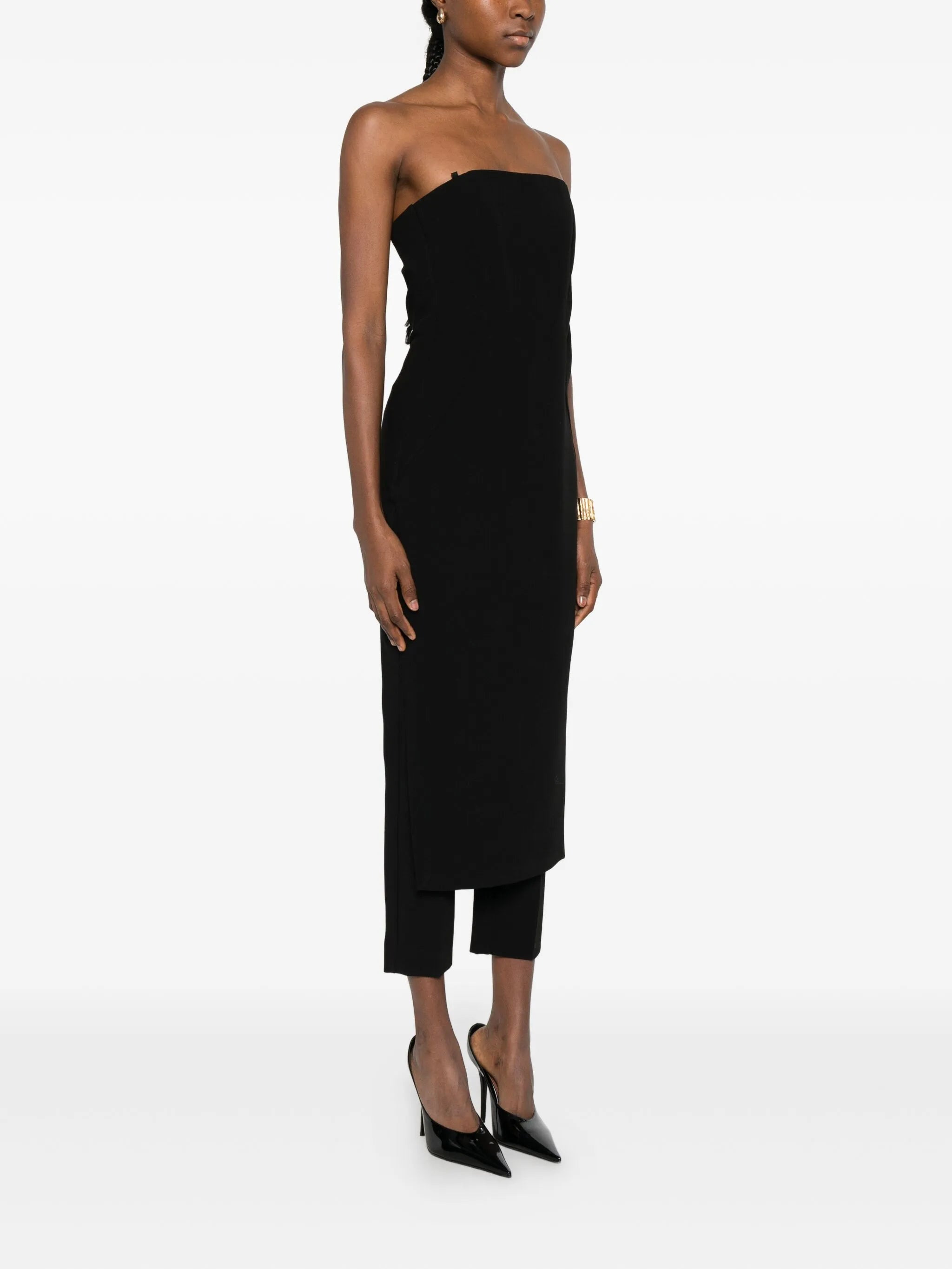 Pinko Strapless Split-hem Jumpsuit - 3