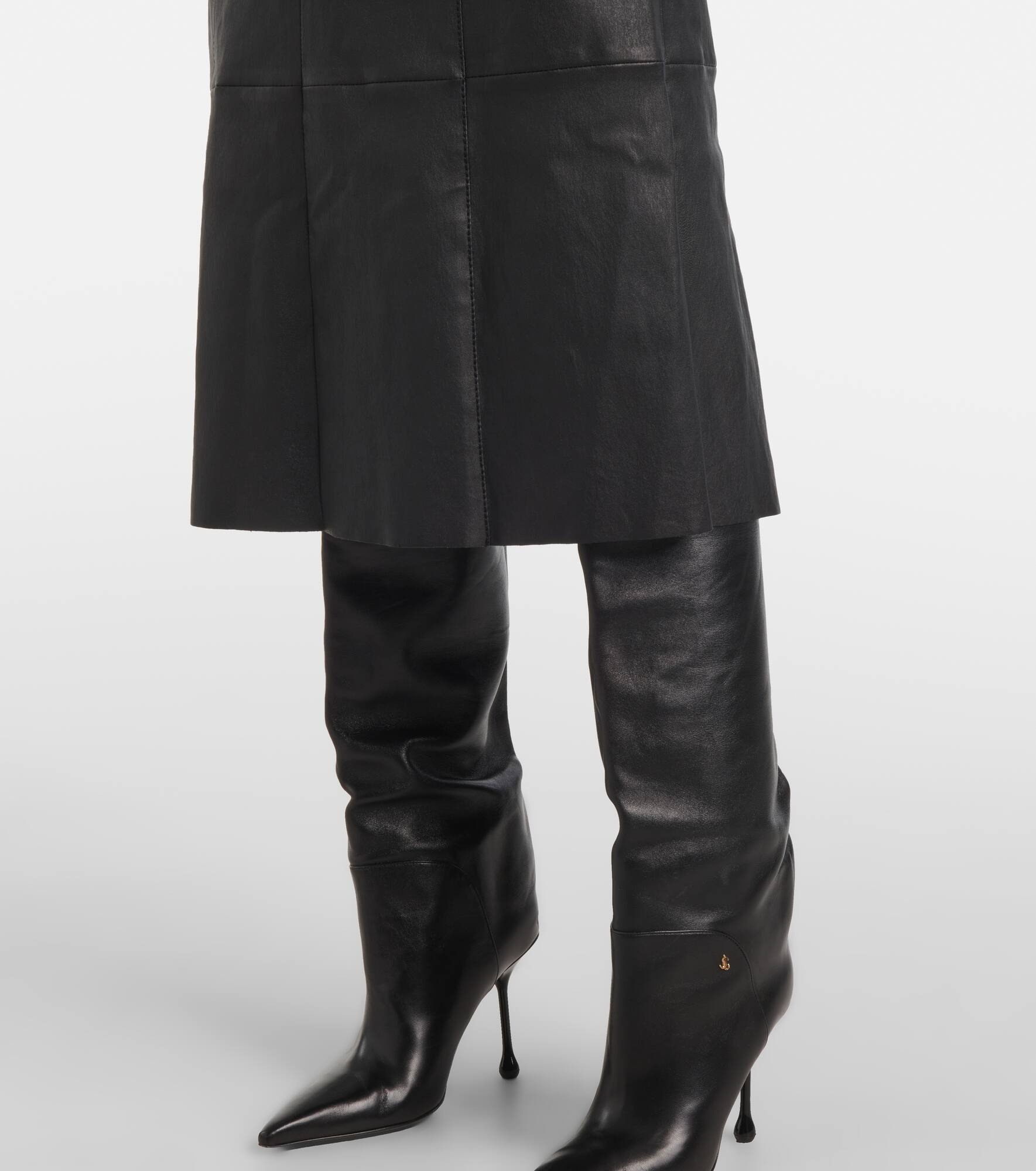 Kosma leather midi dress - 5